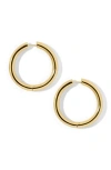 Jennifer Fisher Mini Lilly Hinged Hoop Earrings In Yellow Gold