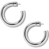 Jennifer Fisher Mini Samira Hoop Earrings In Silver