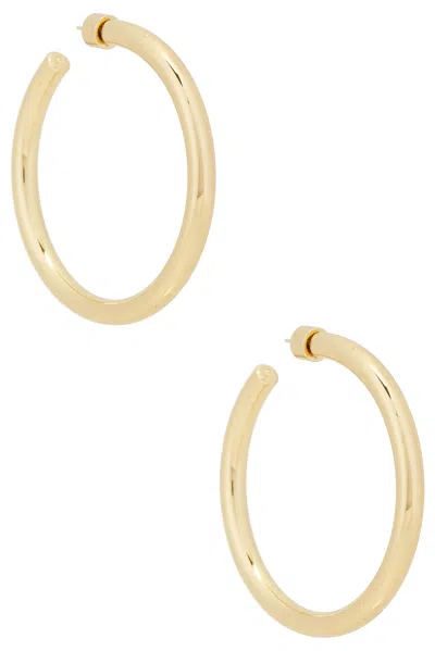 Jennifer Fisher Natasha Hoop Earrings In Yellow Gold