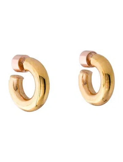 Pre-owned Jennifer Fisher Natasha Micro Huggie Hoop Earrings In Multi