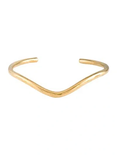 Pre-owned Jennifer Fisher Notched Choker Collar Necklace, 14" In Multicolor