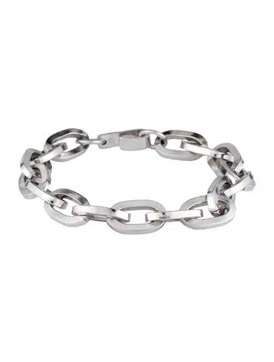 Pre-owned Jennifer Fisher Oval Link Bracelet, 8.5" In Multicolor