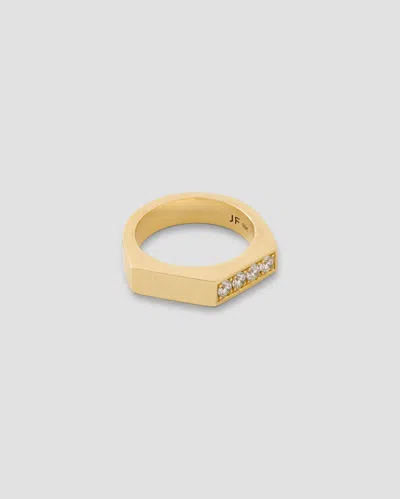 Jennifer Fisher Peak Ring With Diamonds In Gold