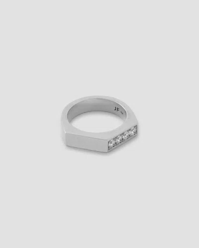 Jennifer Fisher Peak Ring With Diamonds In Green