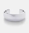 Jennifer Fisher Puffy 10kt Rhodium-plated Brass Cuff In Silver