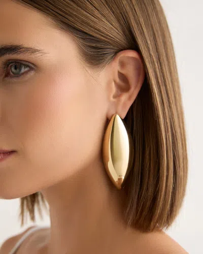 Jennifer Fisher Puffy Dagger Earrings In Orange