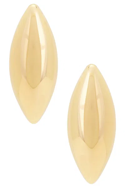 Jennifer Fisher Puffy Dagger Earrings In Yellow Gold