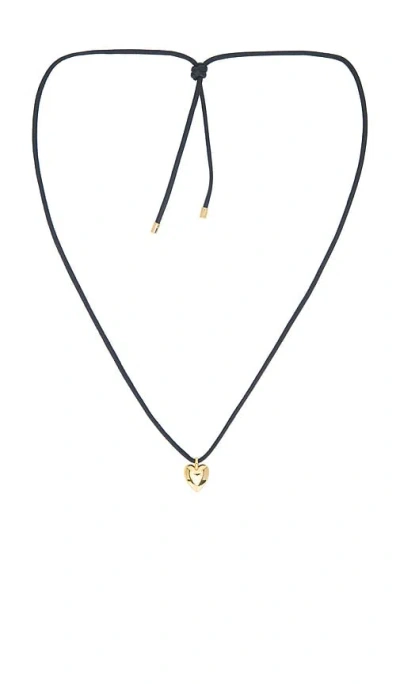 Jennifer Fisher Puffy Heart Adjustable Choker Necklace In Orange