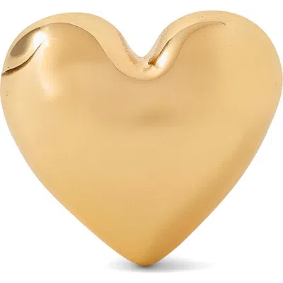 Jennifer Fisher Puffy Heart Ring In Gold