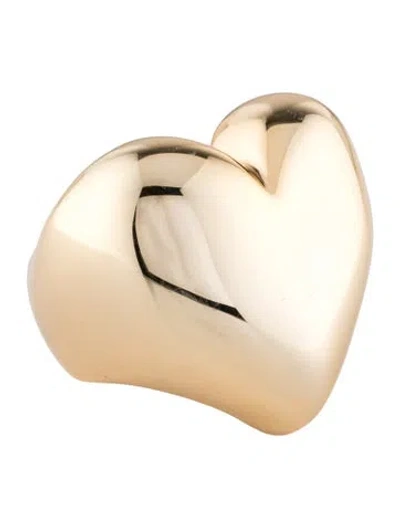 Pre-owned Jennifer Fisher Puffy Heart Ring In Multicolor