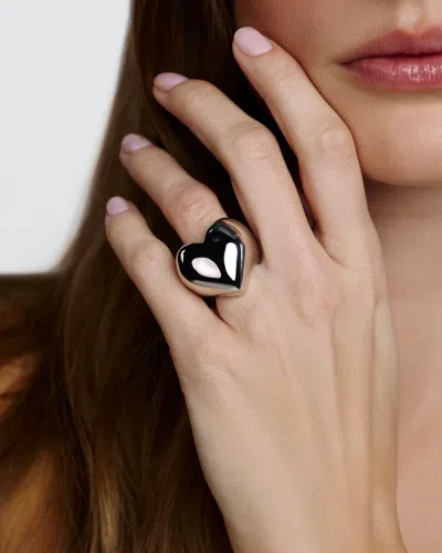 Jennifer Fisher Puffy Heart Ring In Orange