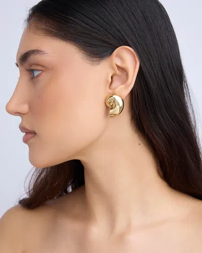 Jennifer Fisher Puffy Shell Earrings In Pink