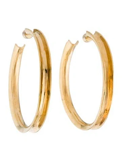 Pre-owned Jennifer Fisher Reverse Hoop Earrings In Multi