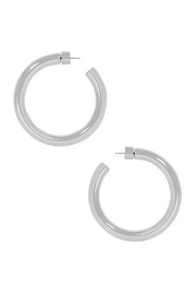 Jennifer Fisher Samira Baby Hoop Earrings In Metallic