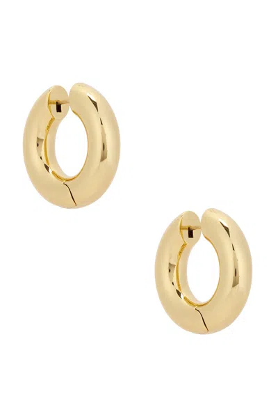 Jennifer Fisher Samira Hinged Micro Huggie Earrings In Gold