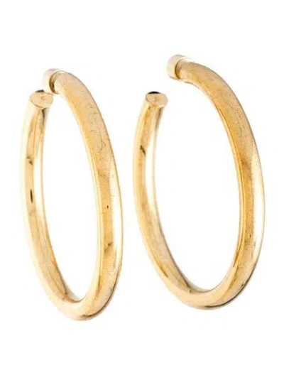 Pre-owned Jennifer Fisher Samira Hoop Earrings In Multicolor