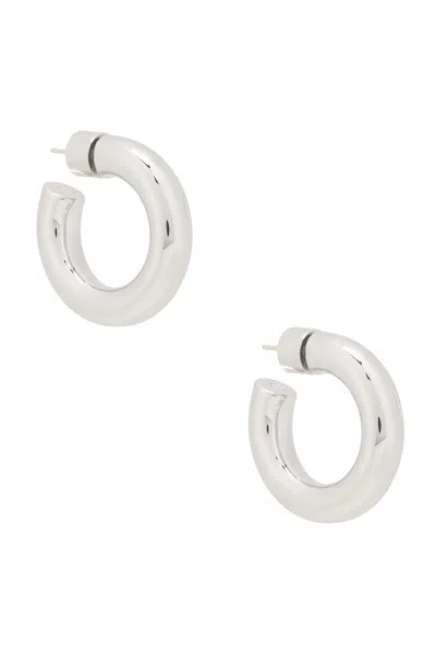 Jennifer Fisher Samira Huggie Earrings In Silver
