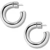 Jennifer Fisher Samira Huggie Hoop Earrings In Silver