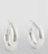 Jennifer Fisher Samira Huggie Hoop Earrings In Silver