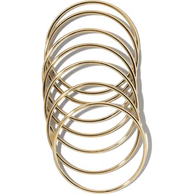 Jennifer Fisher Set Of 7 Mixed Metal Bangles