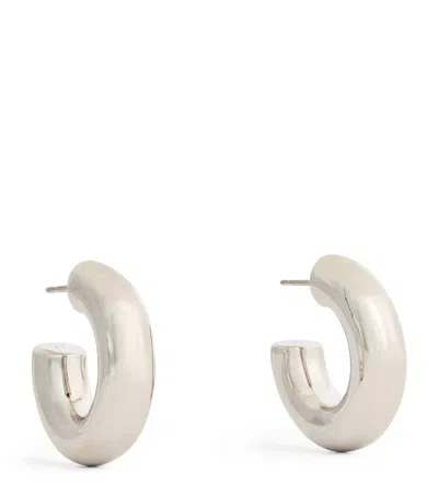 Jennifer Fisher Silver-plated Samira Micro Huggie Hoops
