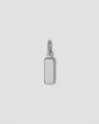 Jennifer Fisher Small Dog Tag In Metallic