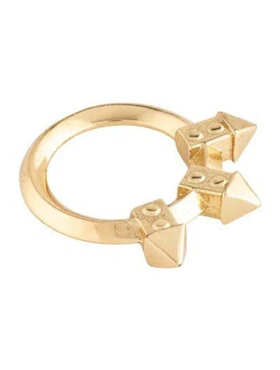 Pre-owned Jennifer Fisher Studded Ring In Multicolor
