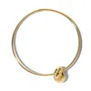 Jennifer Fisher Thin Knot Choker In Yellow Gold