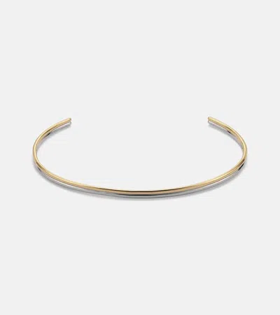 Jennifer Fisher Thread 10kt Gold-plated Choker