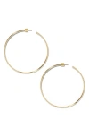 Jennifer Fisher Thread Hoops, 2.5-inch In Gold
