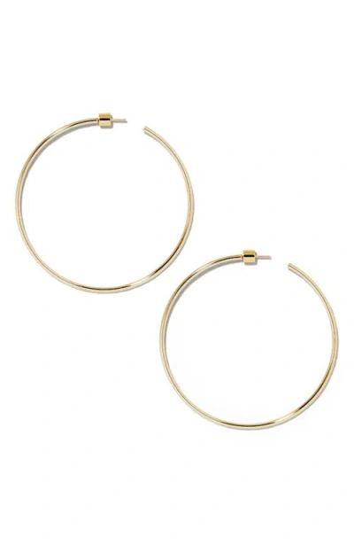 Jennifer Fisher Thread Hoops, 2.5-inch In Gold