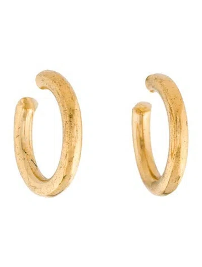 Pre-owned Jennifer Fisher Thread Huggie Earrings In Multicolor