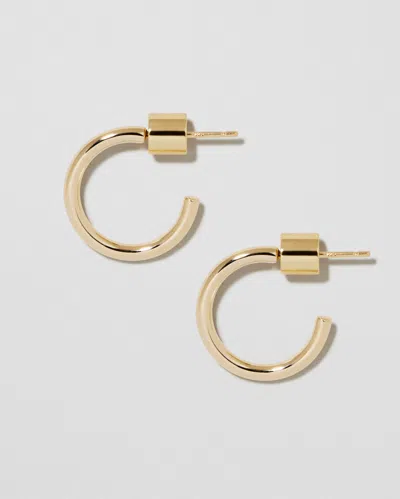 Jennifer Fisher Thread Huggies In Gold