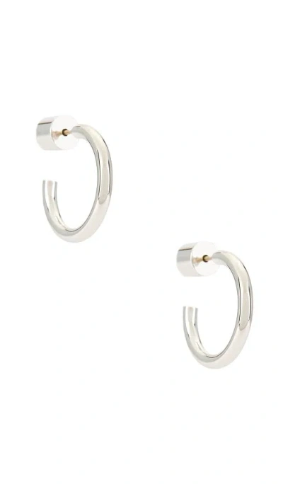 Jennifer Fisher Thread Huggies In Metallic