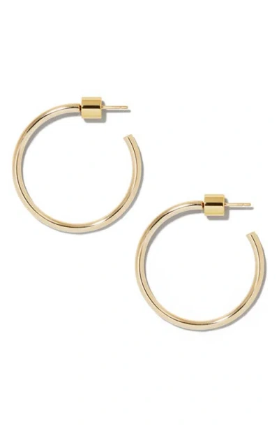 Jennifer Fisher Thread Small Hoops In Gold