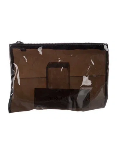 Pre-owned Jennifer Fisher Travel Cosmetic Bag In Brown