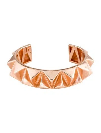 Pre-owned Jennifer Fisher Triangle Stud Cuff, 6.25" In Multi