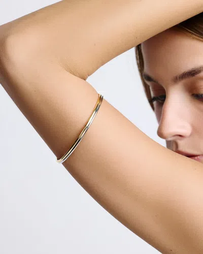 Jennifer Fisher Two Tone Thread Arm Bangle In Purple