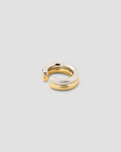 Jennifer Fisher Two Tone Thread Ear Cuff In Orange