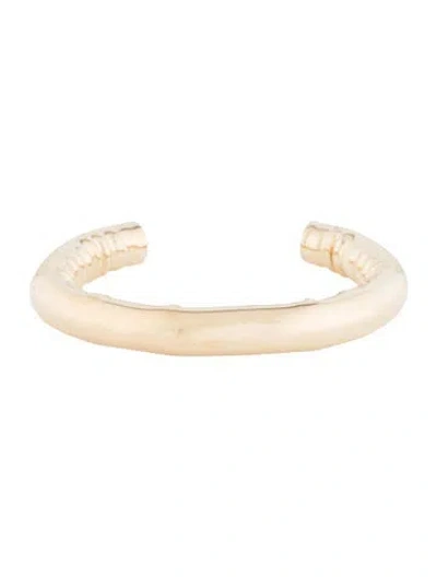 Pre-owned Jennifer Fisher Weightless Hollow Tube Cuff, 7" In Multicolor