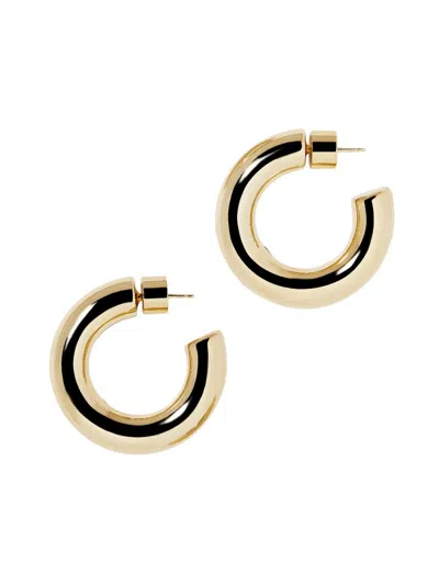 Jennifer Fisher Babies' Jamma 10k-gold-plated Huggie Earrings