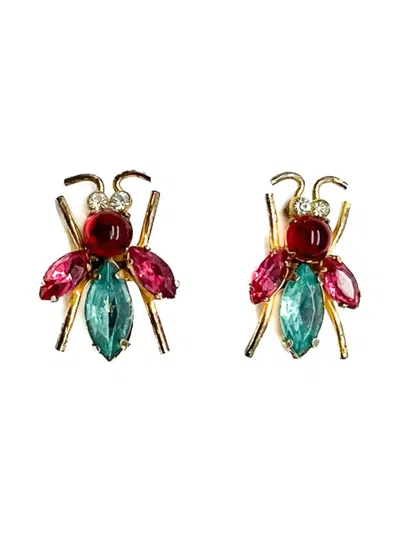 Pre-owned Jennifer Gibson Jewellery 1940s Coro Bug Brooch Set