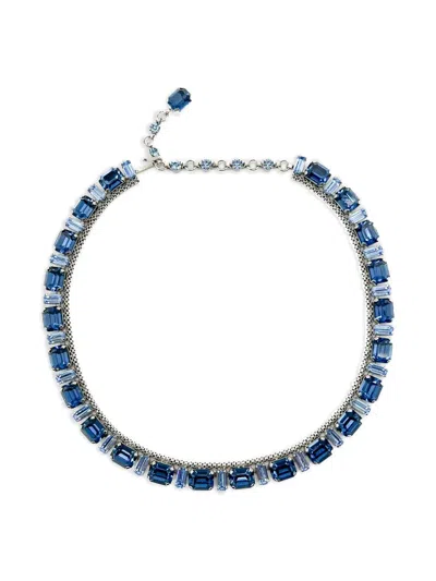 Pre-owned Jennifer Gibson Jewellery 1950s Riviere Necklace In Silver