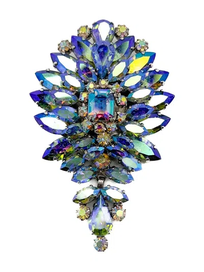 Pre-owned Jennifer Gibson Jewellery 1950s Vendome Aurora Brooch In Silver