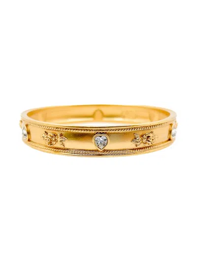 Pre-owned Jennifer Gibson Jewellery 1980s Elizabeth Taylor Bangle In Gold