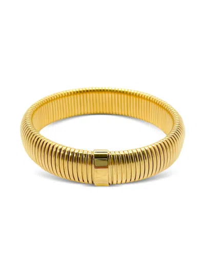 Pre-owned Jennifer Gibson Jewellery 2000s Omega Link Bangle In Gold