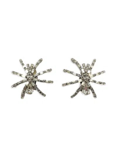 Pre-owned Jennifer Gibson Jewellery Butler & Wilson Clip-on Earrings In Silver