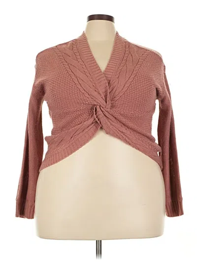 Pre-owned Jennifer Lauren Cardigan Sweater In Brown