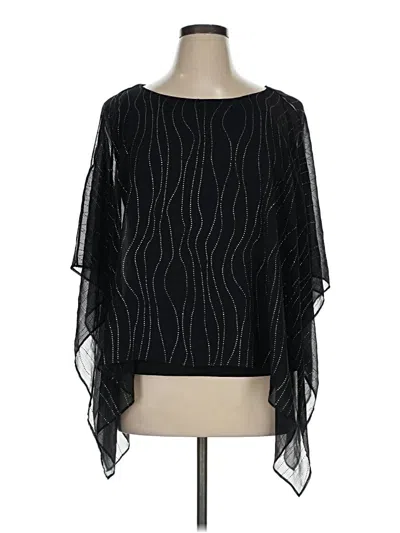 Pre-owned Jennifer Lopez 3/4 Sleeve Blouse In Black
