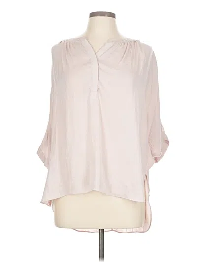 Pre-owned Jennifer Lopez 3/4 Sleeve Blouse In Pink